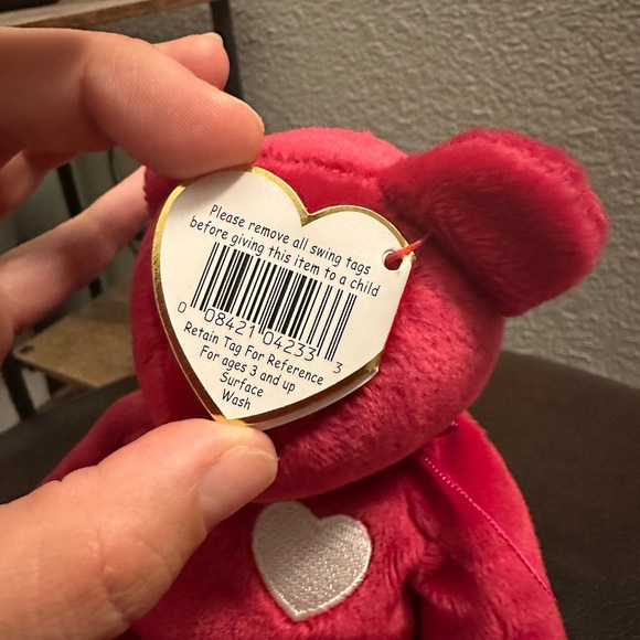 Valentina beanie baby. Rare w/tag errors 1998/99. Holographic tag. - Picture 4 of 7